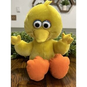 Vintage Tyco Sesame Street Tickle Me Pals Big Bird Talking Plush 1996‎
